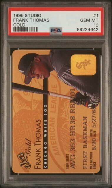 Frank Thomas Gold PSA 10 1995 Studio