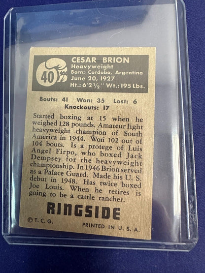 Cesar Brion 1951 Topps Ringside *VG*