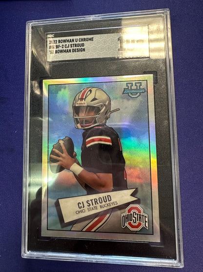 CJ Stroud SGC 10 Bowman '52 Design RC 2022 Bowman U Chrome