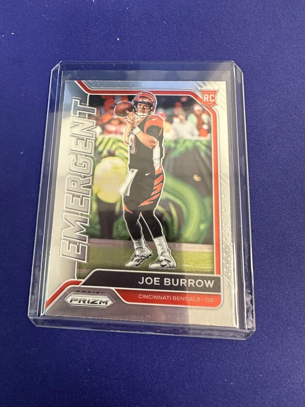 Joe Burrow Emergent RC 2020 Panini Prizm