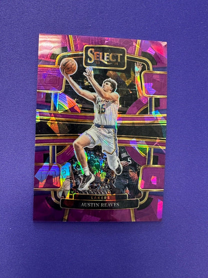 Austin Reaves Purple Ice /99 2023-24 Select