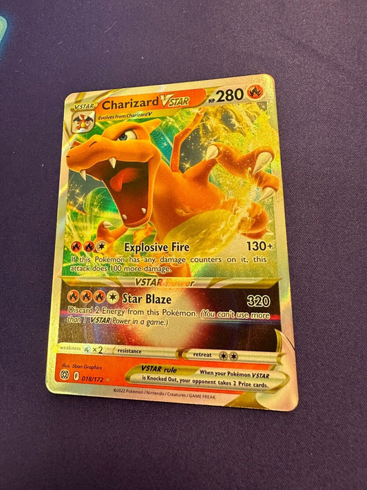 Charizard Vstar 018/172 2022 Pokemon Brilliant Stars