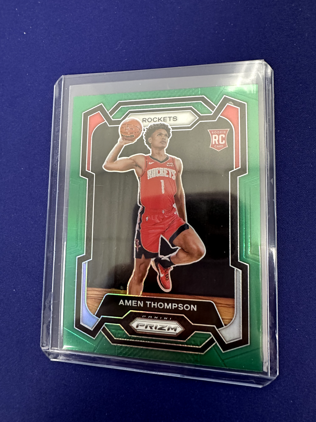 Amen Thompson Green Prizm RC 2023-24 Prizm