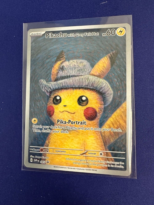 PIkachu with Grey Felt Hat