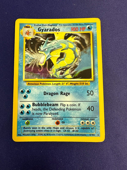 Gyarados Holo *HP* 1999 Pokemon Base Set