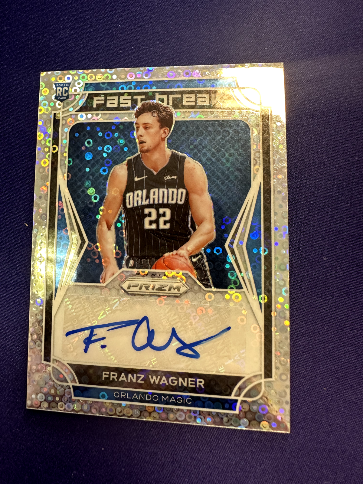 Franz Wagner Fast Break AUTO RC 2021-22 Prizm