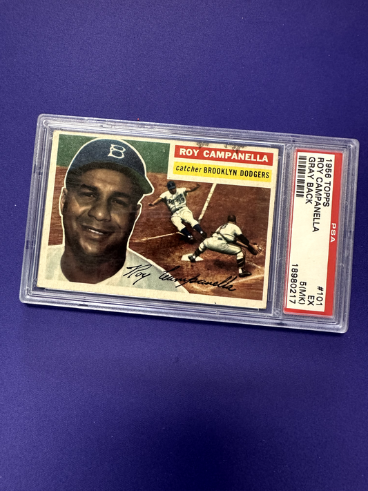 Roy Campanella PSA 5 (MK) 1956 Topps