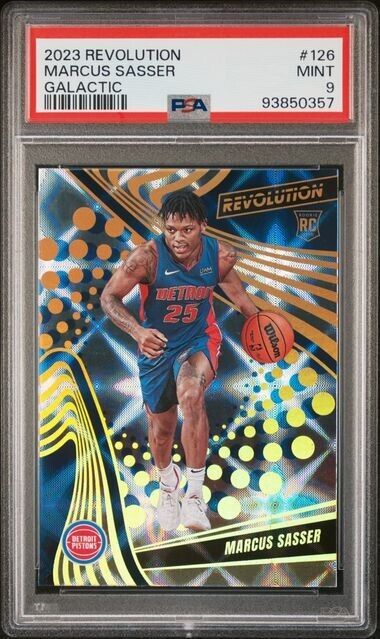 Marcus Sasser GALACTIC PSA 9 RC 2023-24 Revolution