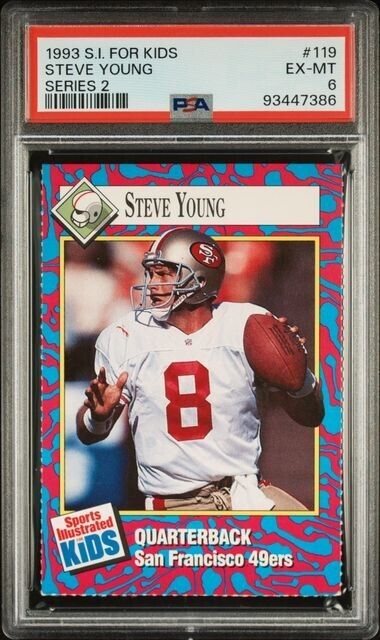 Steve Young PSA 6 1993 S.I. For Kids Series 2