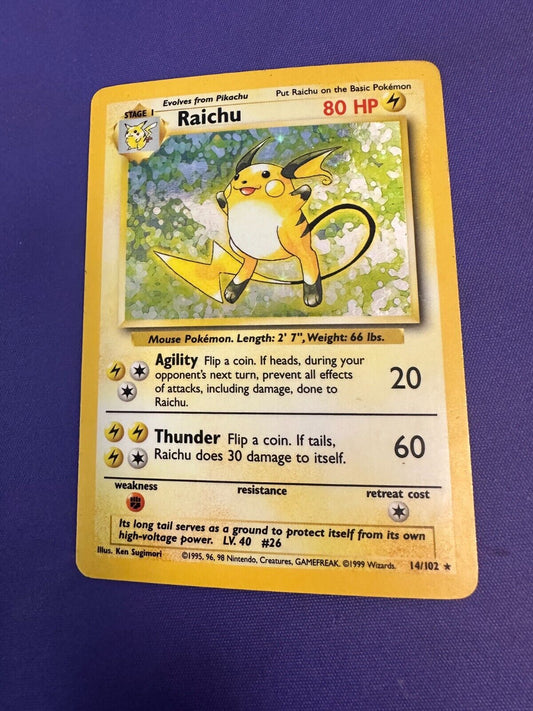 Raichu *HP* Pokemon 1999 Unlimited