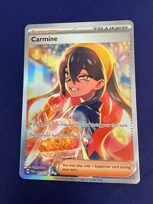 Carmine Special Illustration Rare 217/167 Twilight Masquerade 2024 Pokemon