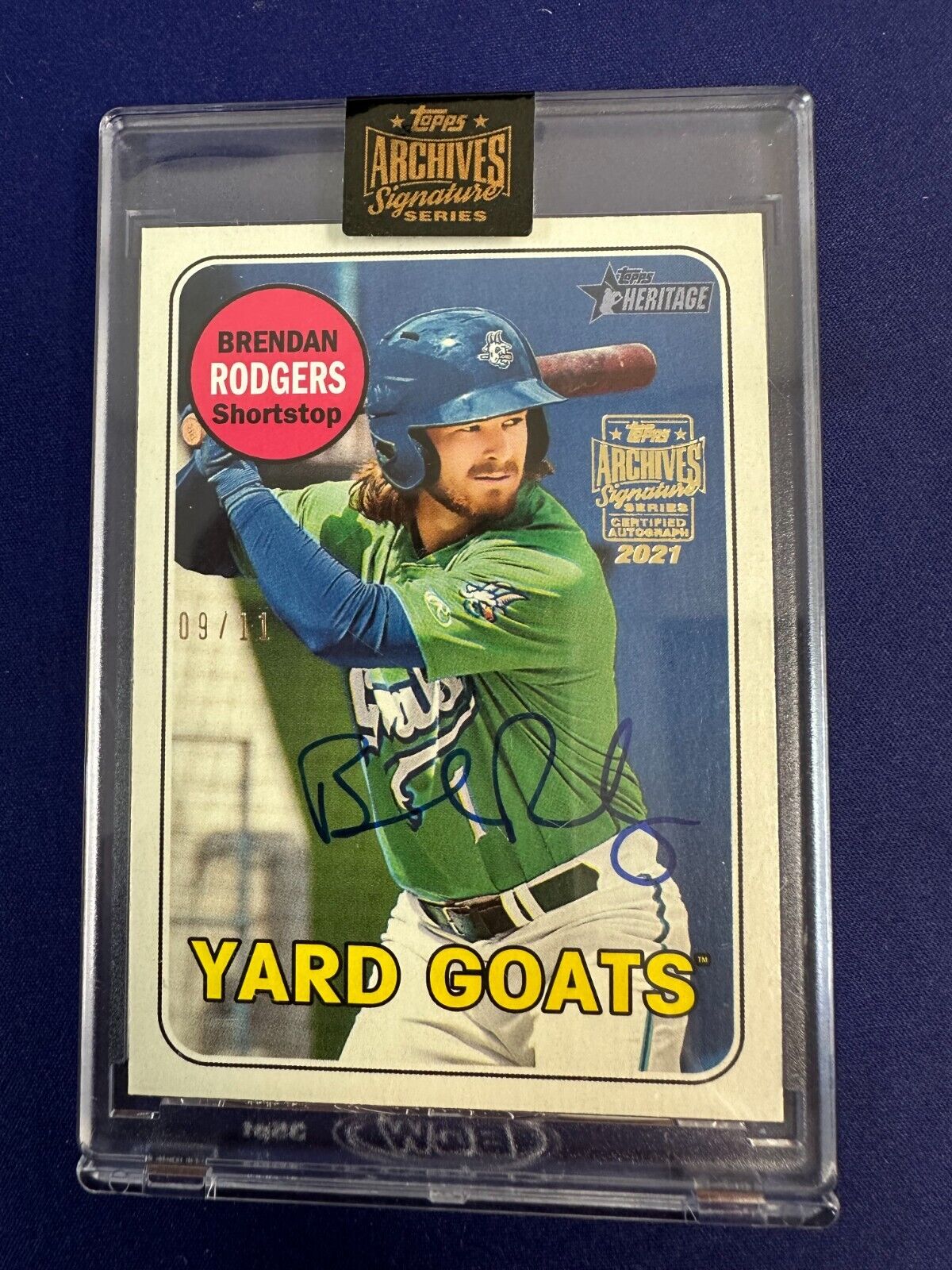 Brendan Rodgers AUTO /11 2021 Topps Archives