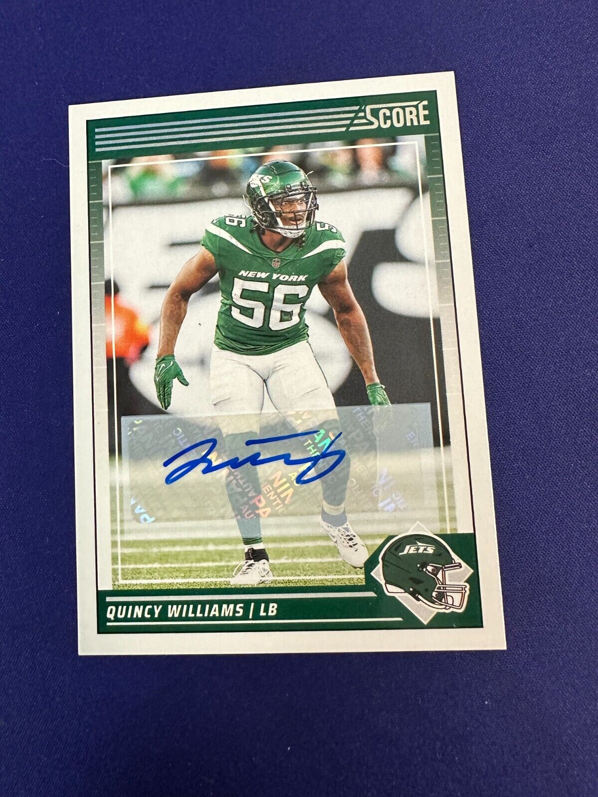 Quincy Williams AUTO 2024 Score