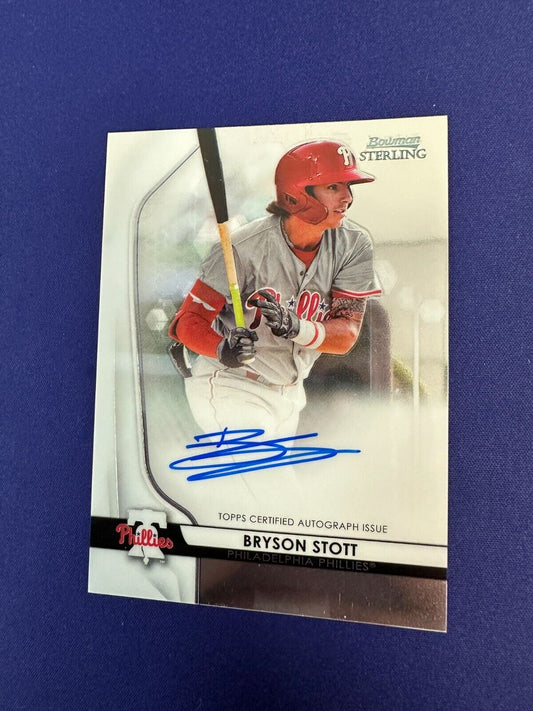 Bryson Stott AUTO 2020 Bowman Sterling