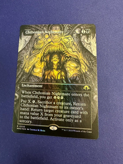 Chthonian Nightmare Borderless Foil *NM* Modern Horizons 3