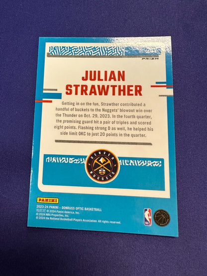 Julian Strawther Holo RC 2023-24 Optic