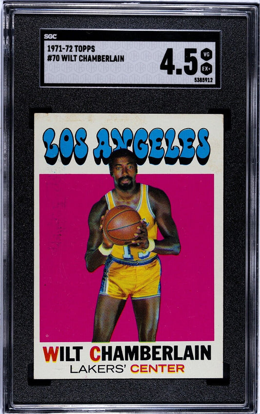 Wilt Chamberlain SGC 4.5 1971-72 Topps