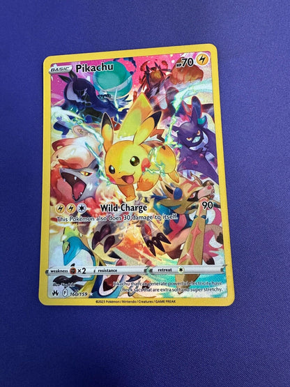 Pikachu 160/159 Pokemon Crown Zenith