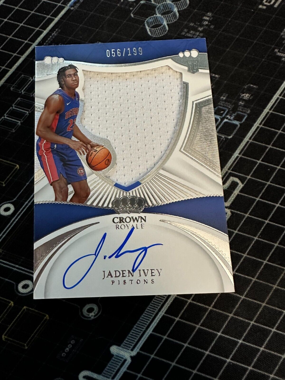 Jaden Ivey RPA /199 On-Card AUTO 2022-23 Crown Royale