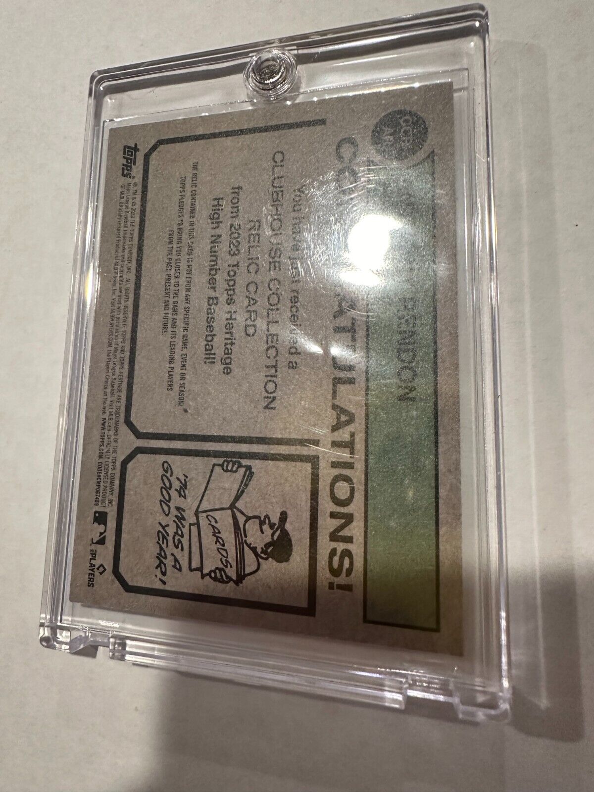 Anthony Rendon Hand-Numbered 74/99 (!) Gold Mem 2023 Heritage High Number