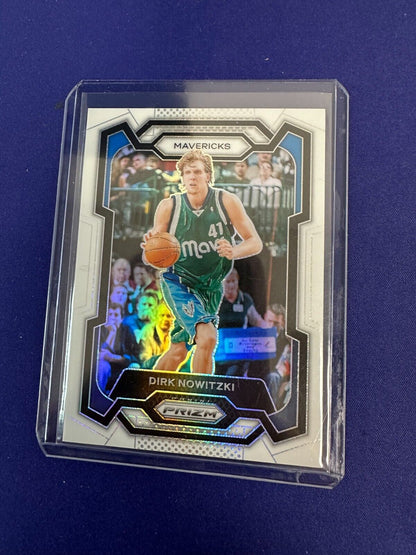 Dirk Nowitzki White Prizm /175 2023-24 Panini Prizm