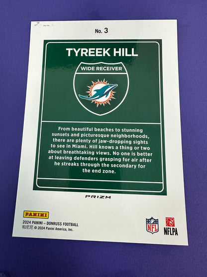 Tyreek Hill Giant Downtown 2024 Donruss