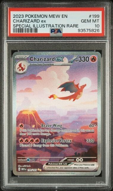 Charizard ex Special Illustration Rare PSA 10 2023 Pokemon 151