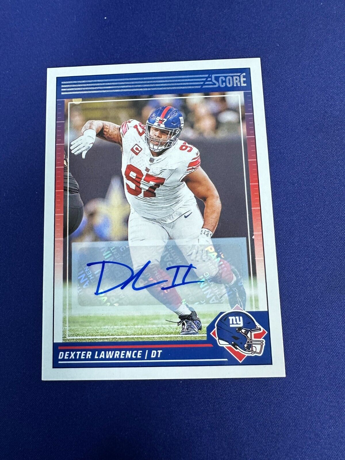 Dexter Lawrence AUTO 2024 Score