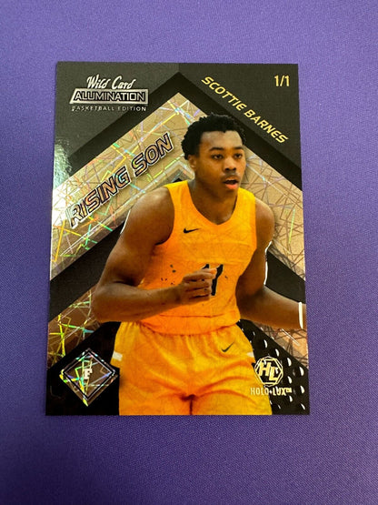 Scottie Barnes 1/1 RC 2022 Wild Card Alumination