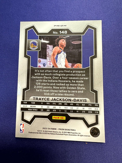 Trayce Jackson-Davis Silver Prizm RC 2023-24 Prizm