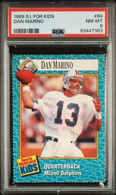 Dan Marino PSA 8 1989 S.I. For Kids