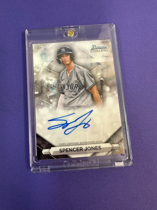 Spencer Jones AUTO 2023 Bowman Sterling