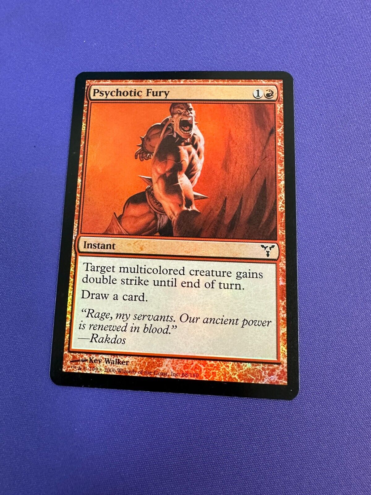 Psychotic Fury Dissention Foil MTG *LP*