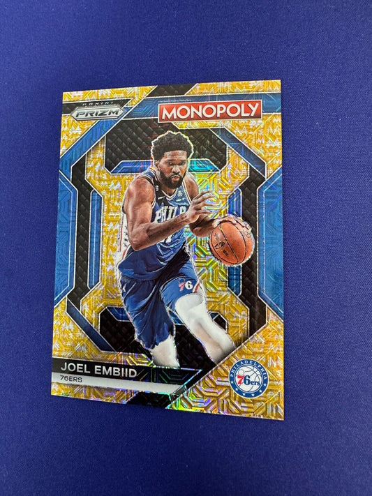 Joel Embiid All-Star Gold Millionaire Shimmer /500 2023-24 Prizm Monopoly #PS7