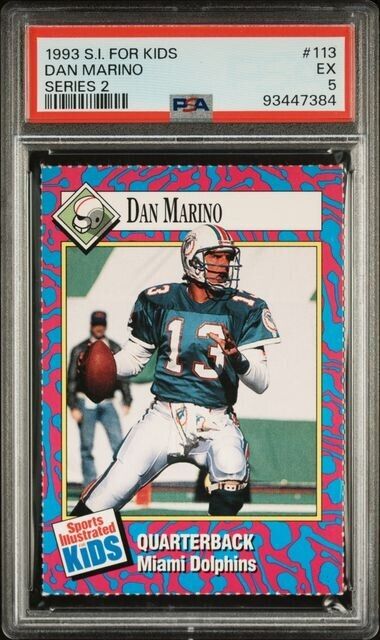 Dan Marino PSA 5 1993 S.I. For Kids Series 2