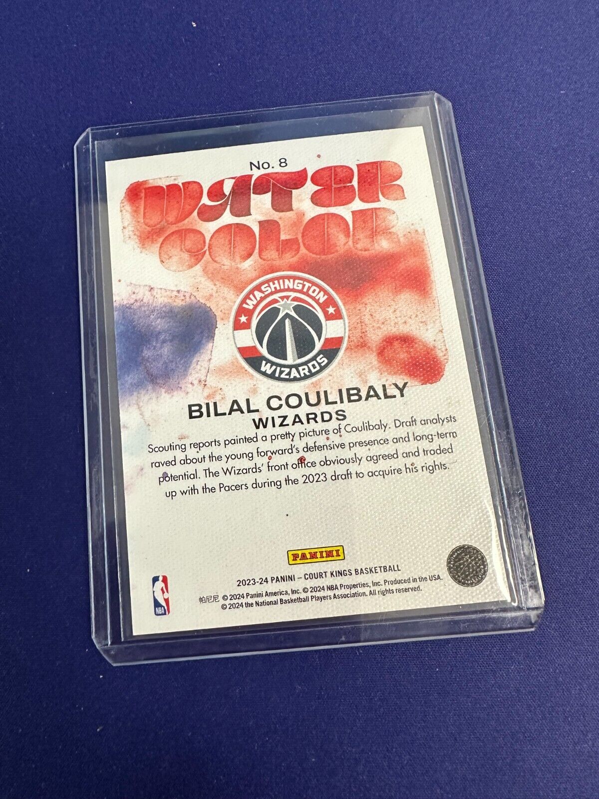 Bilal Coulibaly Water Color RC 2023-24 Court Kings