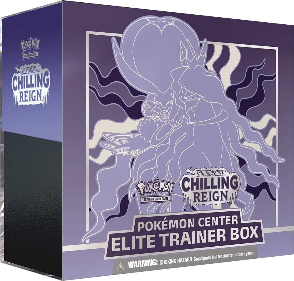 Chilling Reign Pokemon Center Exclusive Elite  Trainer Box (Shadow Rider Calyrex)