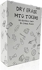 Dry Erase MTG Tokens - 50 Count