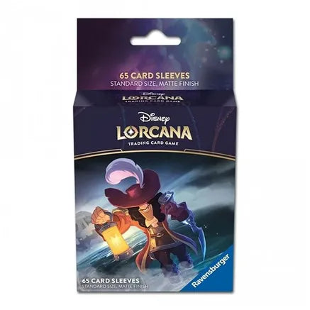 Disney Lorcana Card Sleeves - Captain Hook (65-Pack)