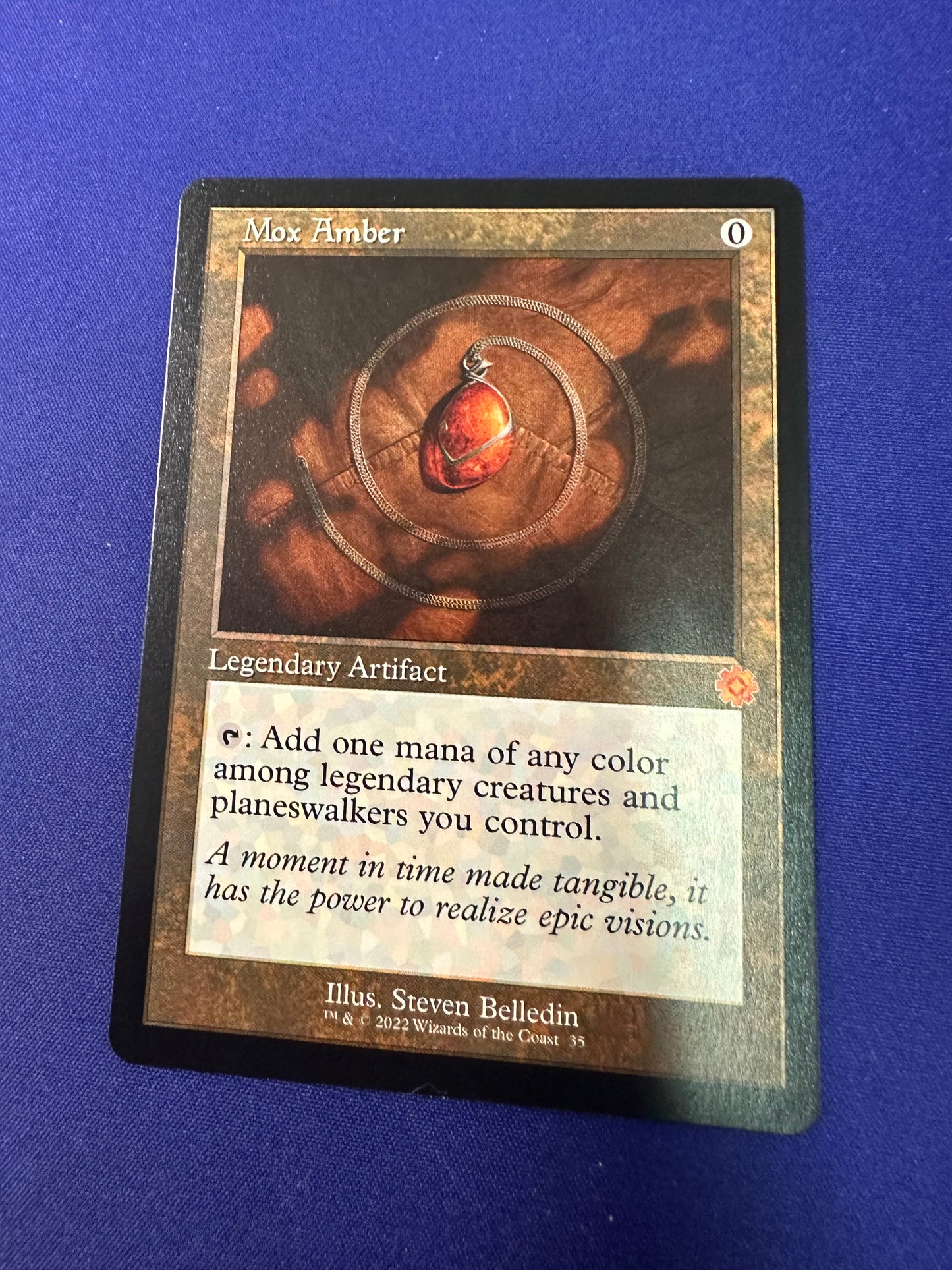 Mox Amber MTG Brother's War Retro Frame *LP*