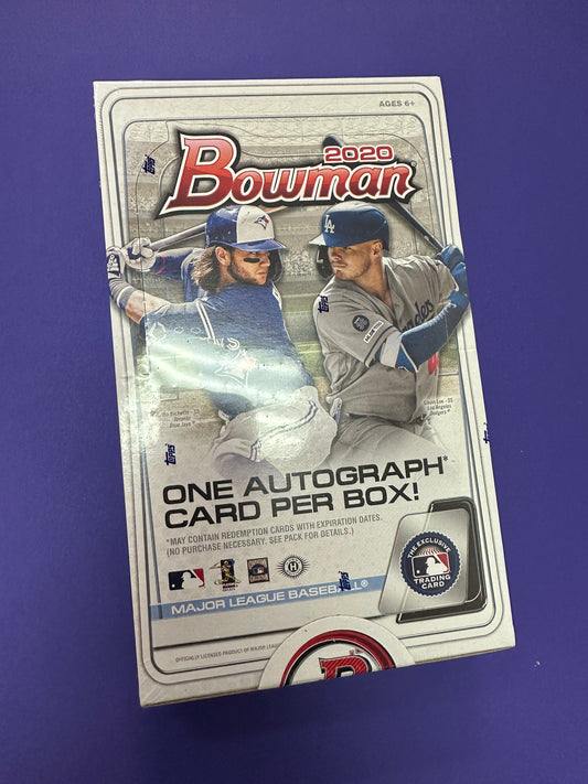 2020 Bowman Baseball Hobby Box