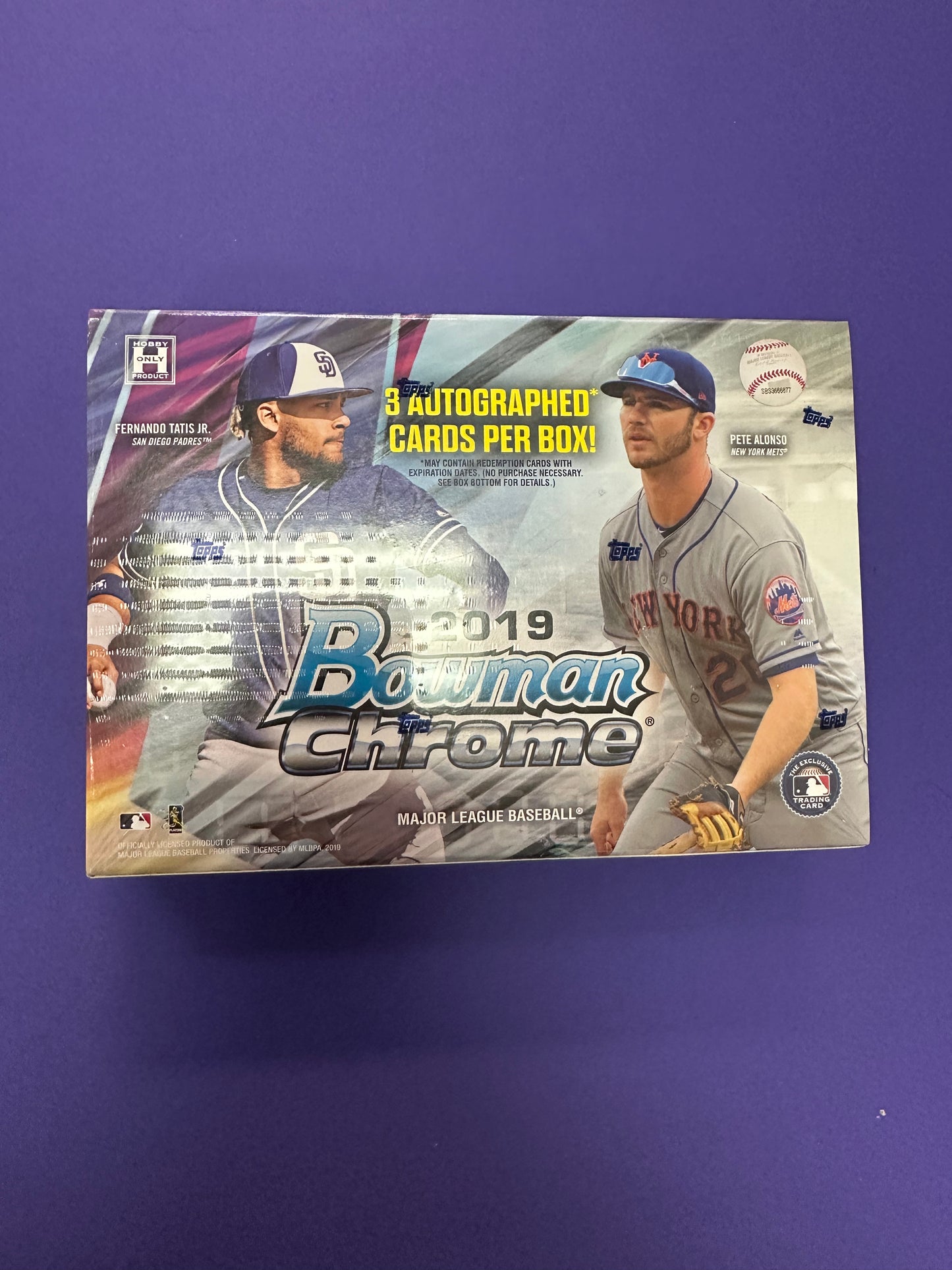 2019 Bowman Chrome Jumbo Baseball