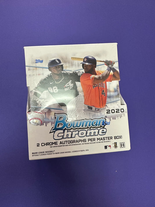 2020 Bowman Chrome Baseball Box