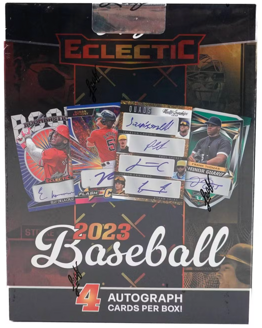 2024 Leaf Eclectic Baseball Hobby Box (4 AUTOS)