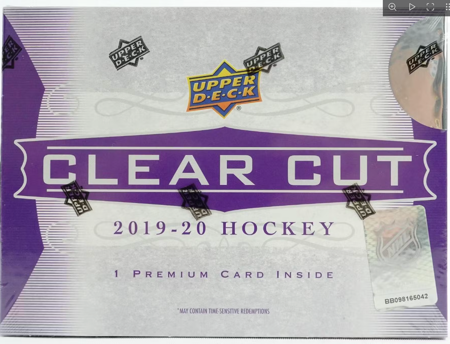 2019-20 Upper Deck Clear Cut Hockey Hobby Box