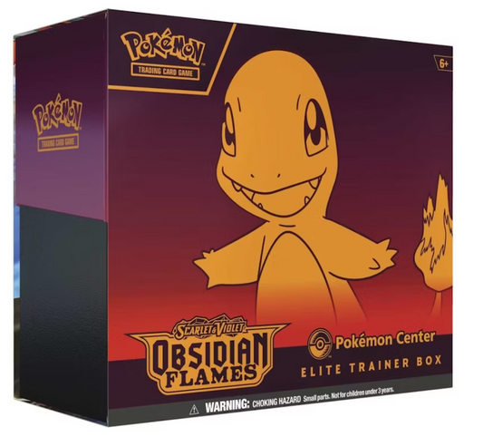 Pokémon TCG: Scarlet & Violet-Obsidian Flames  Pokémon Center Elite Trainer Box