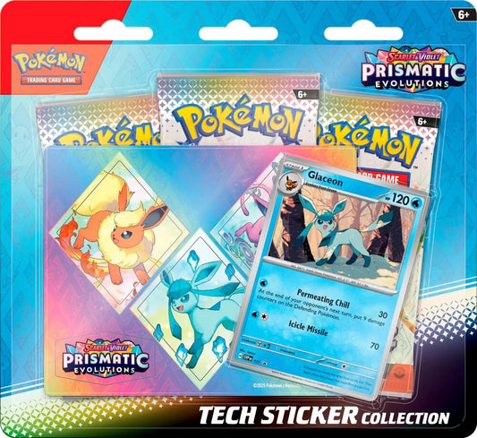 Prismatic Evolutions Tech Sticker Collection Glaceon