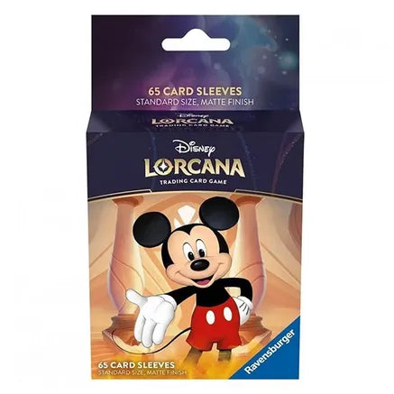 Disney Lorcana Card Sleeves - Mickey Mouse (65-Pack)