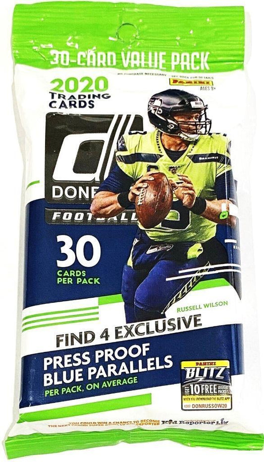 2020 Donruss Football Fat Pack (Herbert? Burrow?)