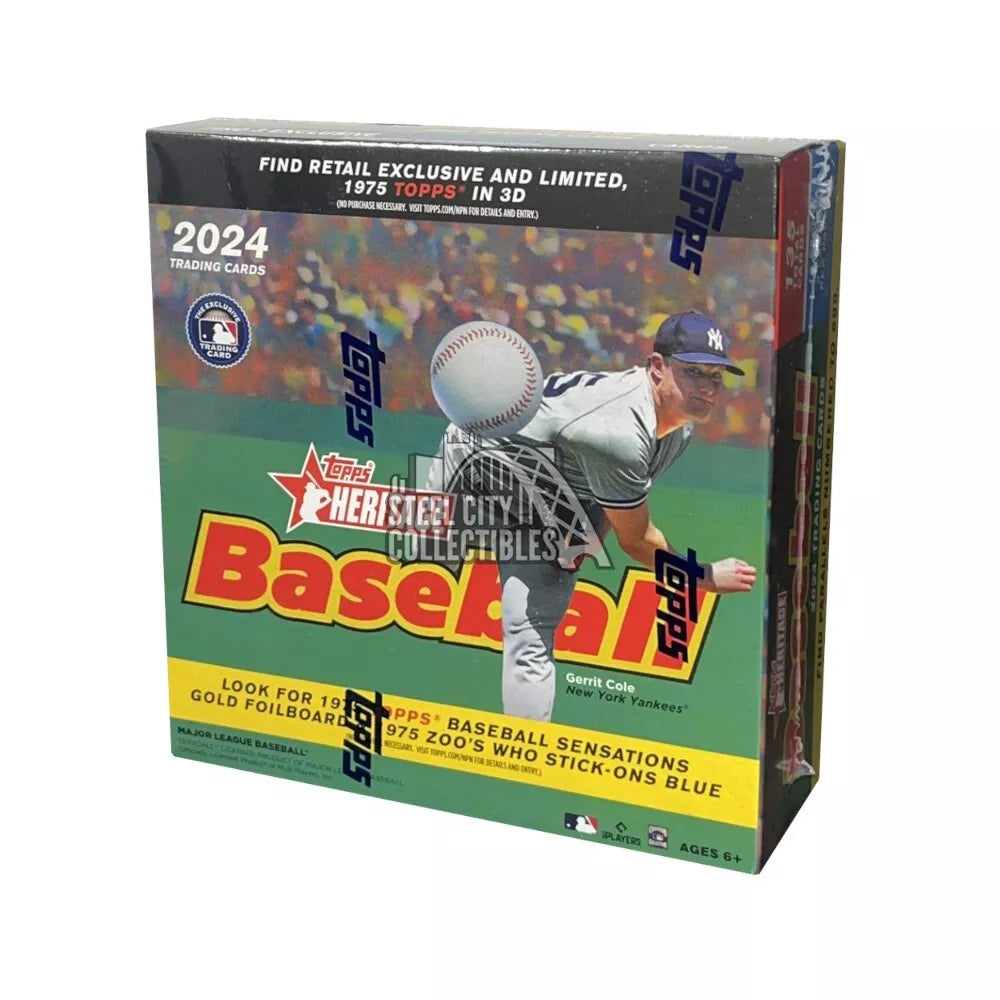 2024 Topps Heritage Monster Box (Blue sparkle)